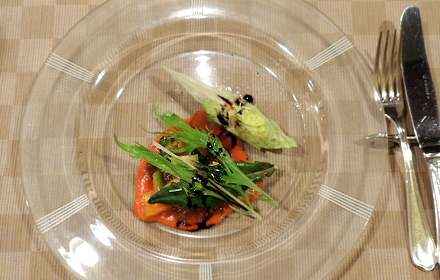 野菜のジュレ 茶巾包み